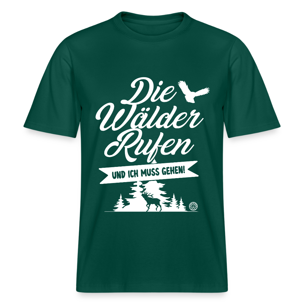 Bio-Unisex T-Shirt mit Motiv Die Wälder rufen