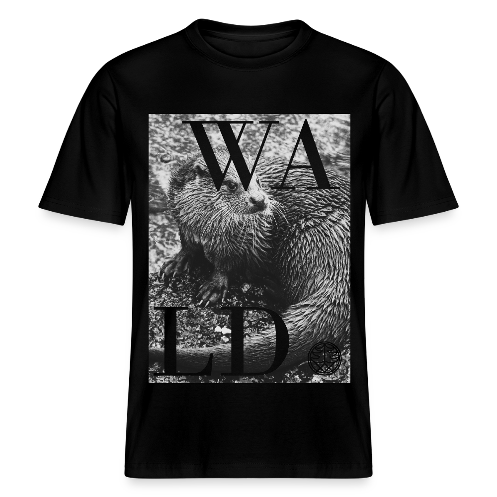 Bio-Unisex T-Shirt mit Waldtier Fischotter Motiv