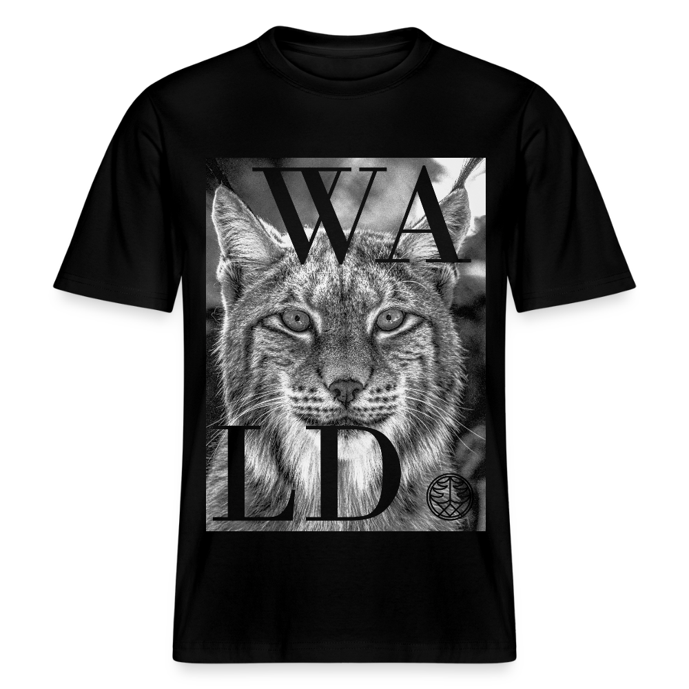 Bio-Unisex T-Shirt mit Waldtier Luchs Motiv